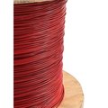 Laureola Industries 1/8" to 3/16" PVC Coated RED Color Galvanized Cable 7x7 Strand Aircraft Cable Wire Rope, 500 ft ZAG018316-77-GPR-500